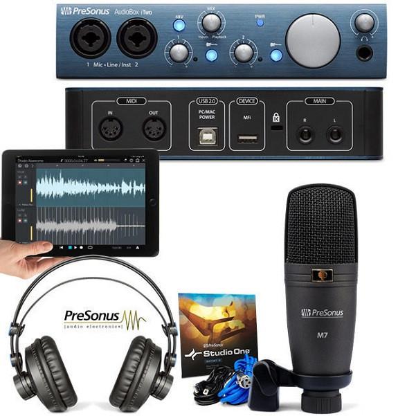 PreSonus AudioBox iTwo Studio Audio Interface Bundle