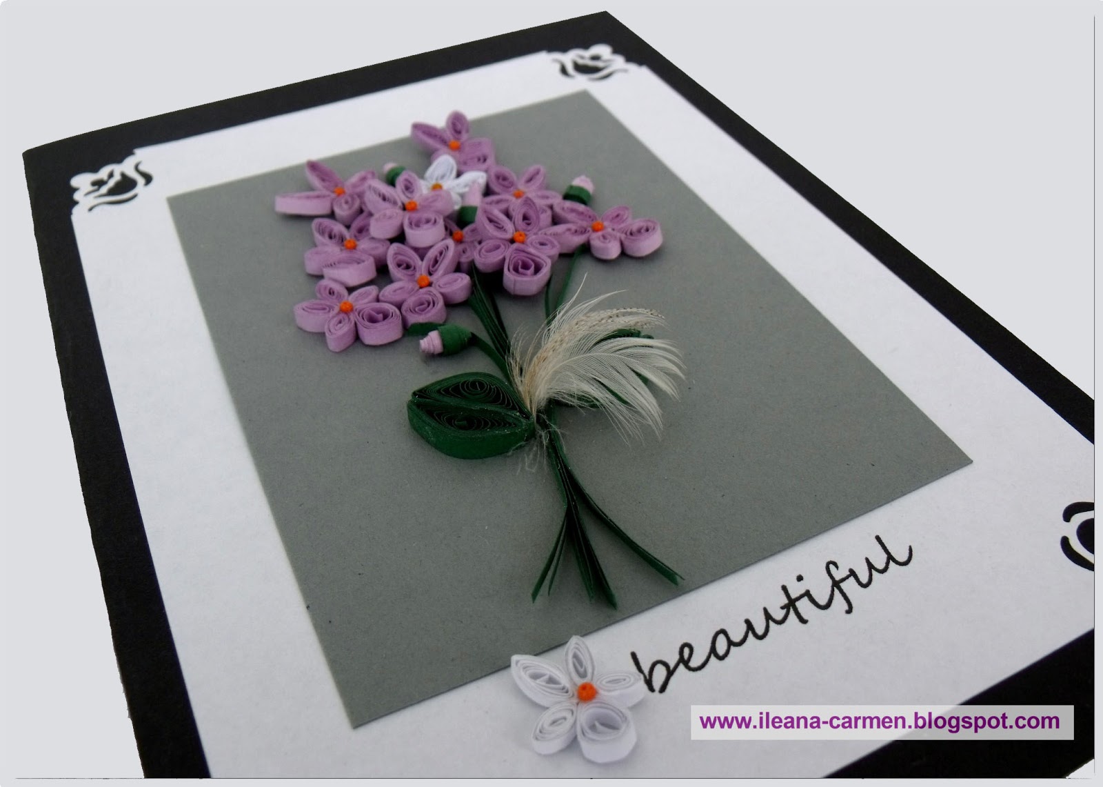 hobbies Quilling Violets