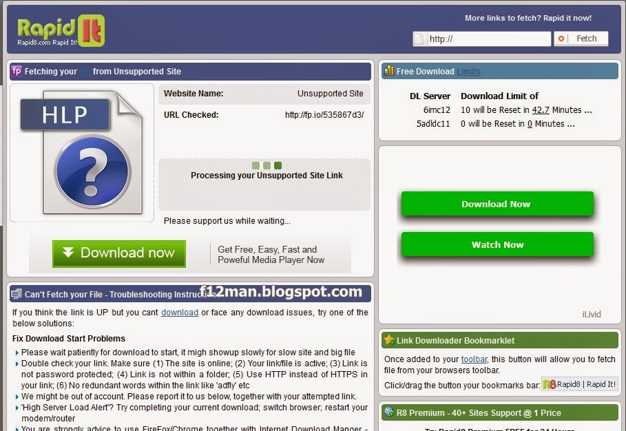 Link downloader. I cant download Chrome Fix