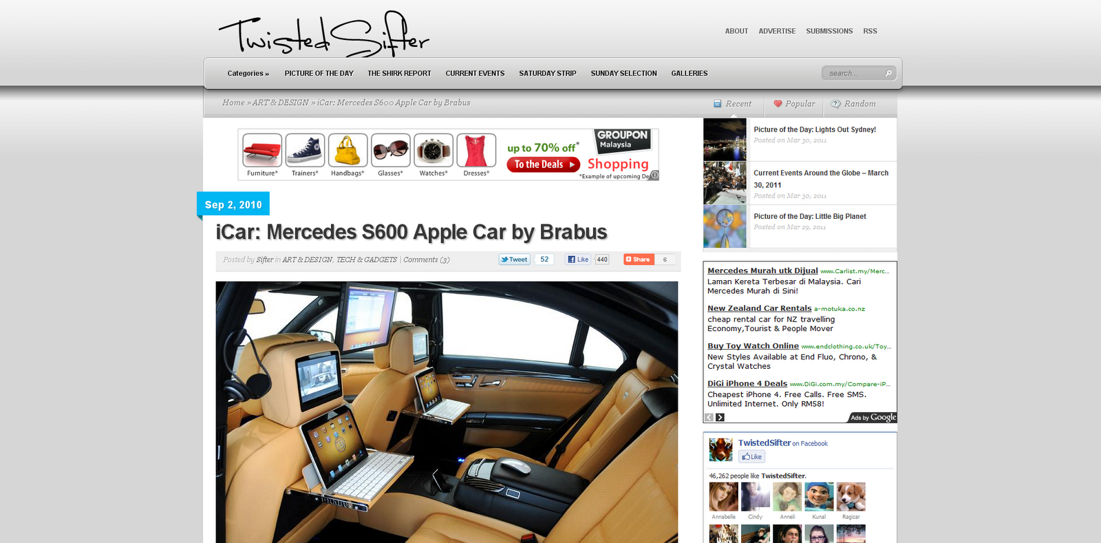 Icar mercedes s600 apple car by brabus price #2