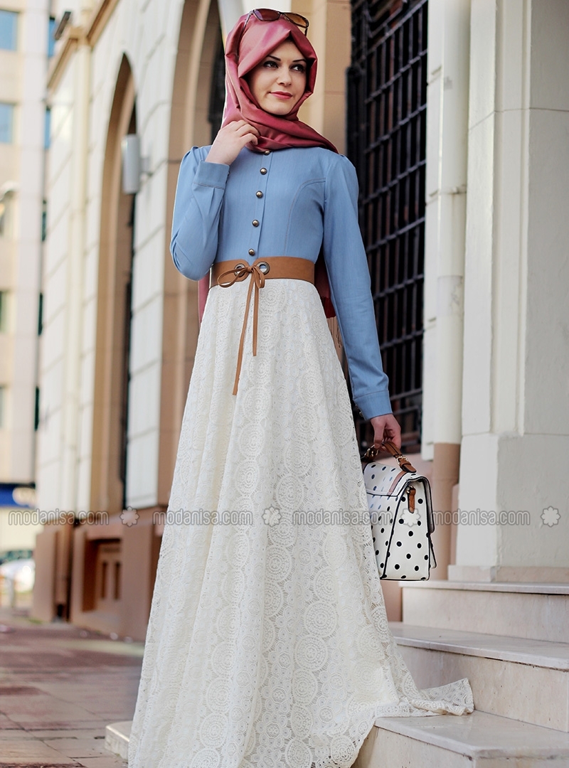 Bon plan Combinaison hijab  turque  robe  en dentelle et 