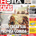 Meia Hora faz capa antológica e explica o golpe numa imagem