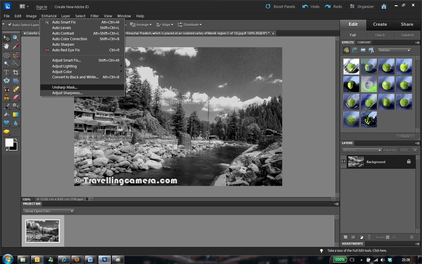 Black and White Conversion in Adobe Elements How to