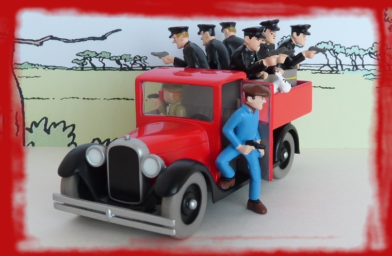 Camion De Police Tintin N°41 – 1:43 – Les Editions Atlas – En Voiture Tintin