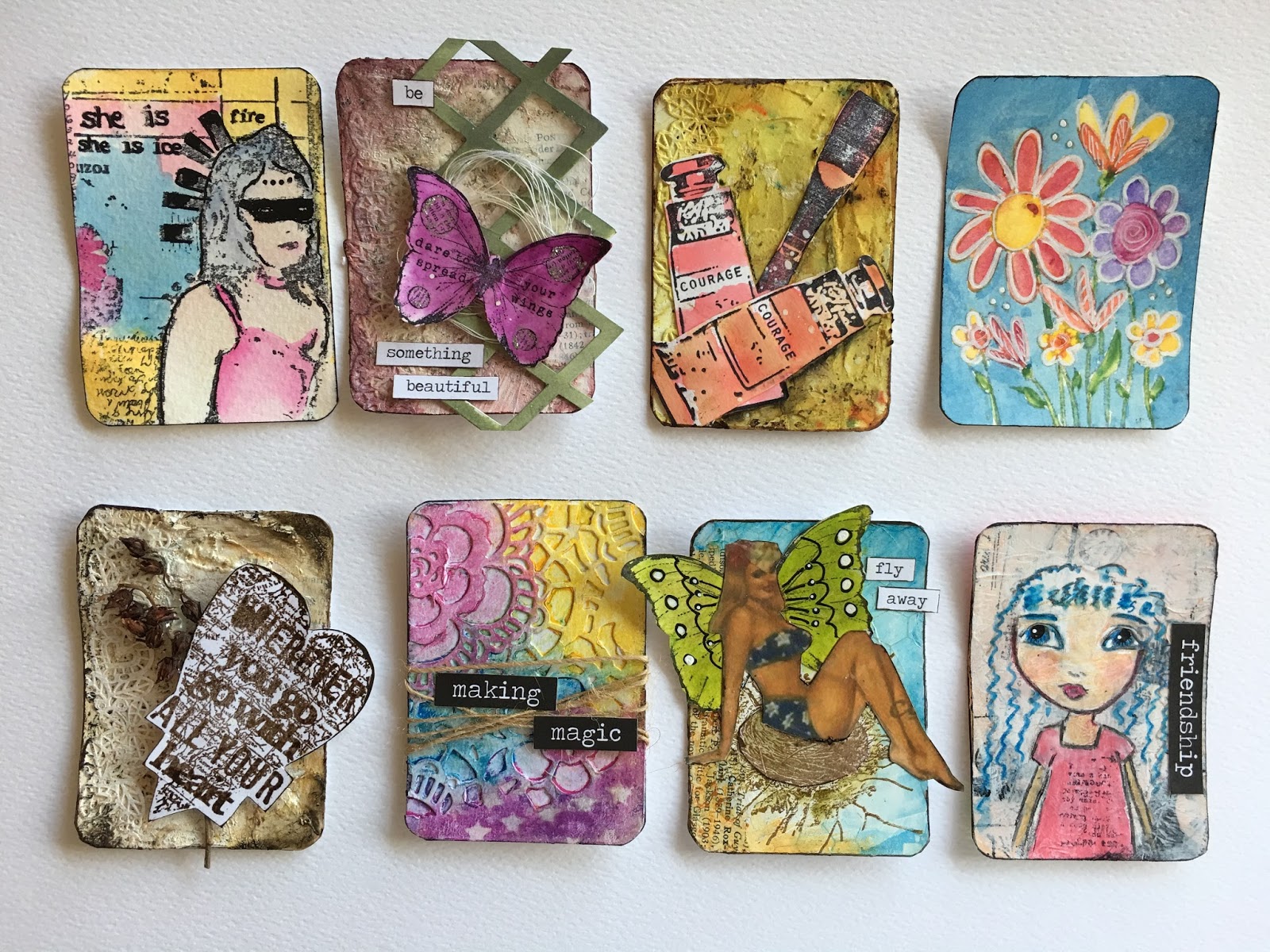 StencilArt Artist Trading Cards