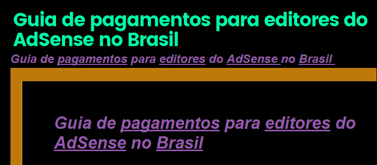 Guia de pagamentos para editores do AdSense no Brasil