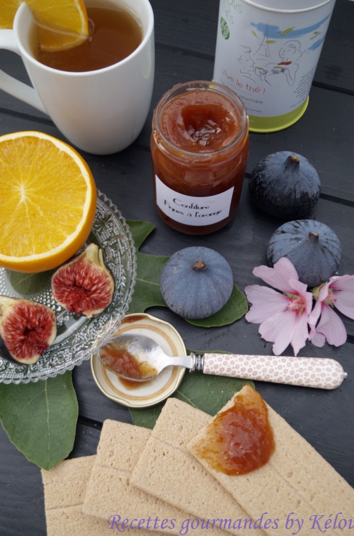 Confiture de figues à l'orange