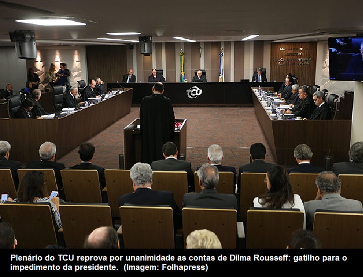 Tribunal de Contas da União reprova contas de Dilma Rousseff