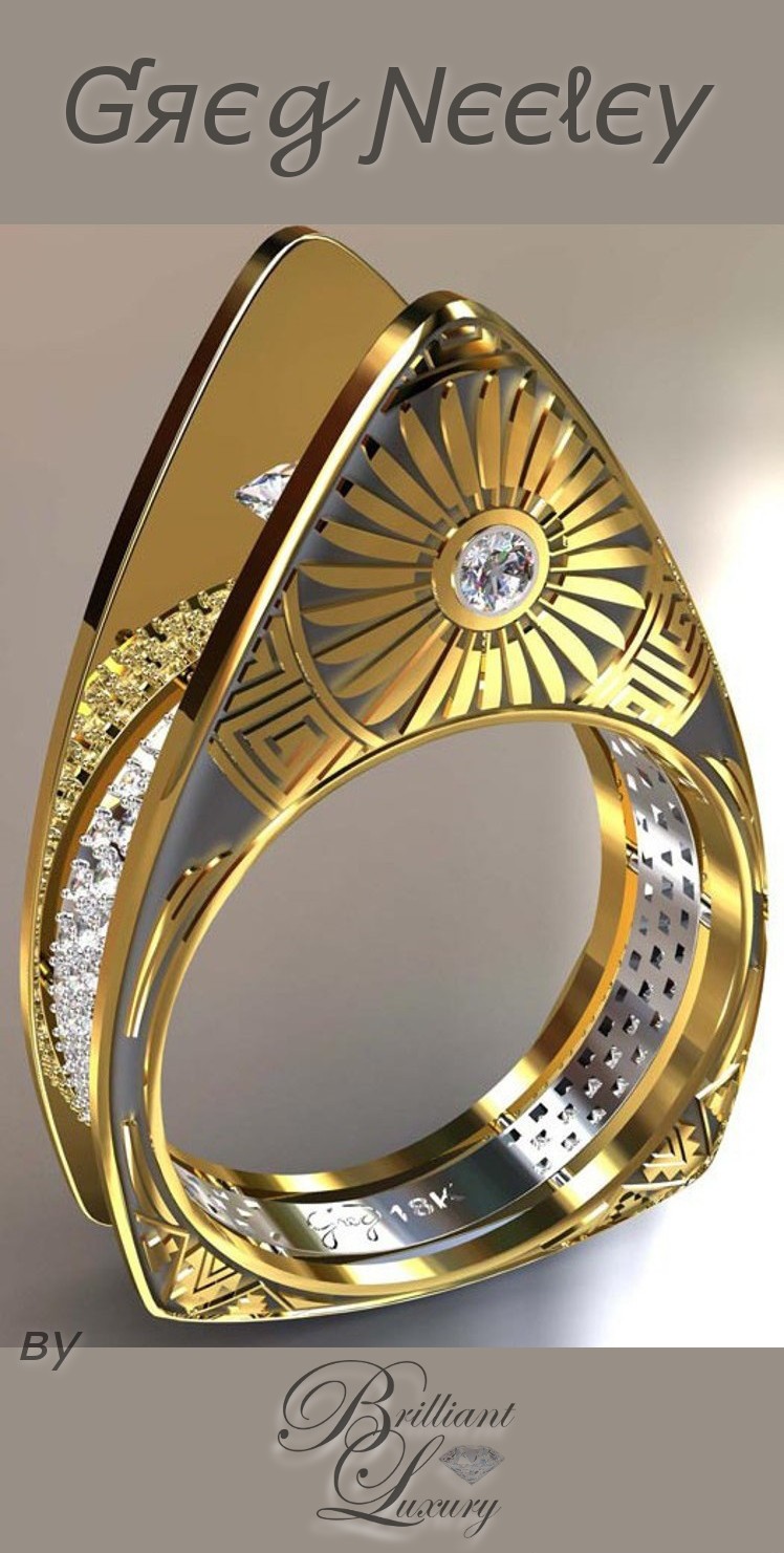 Brilliant Luxury ♦ Greg Neeley Hopi Pottery Ladies Ring Brilliant Luxury ♦ Greg Neeley Hopi Pottery Ladies Ring
