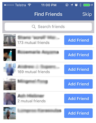Www facebook com login search friends