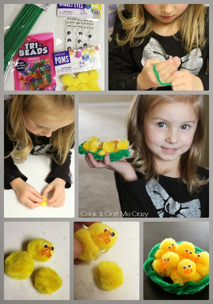 Cook and Craft Me Crazy Pom Pom Chicks