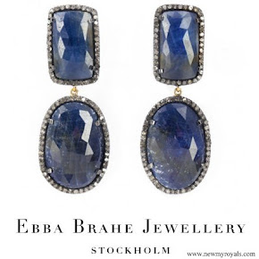 Crown Princess Victoria wore Ebba Brahe Duchess Earrings