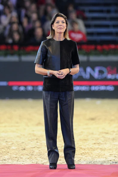 Charlotte Casiraghi and Princess Caroline attend the awards cerenomy of the Style and Competition for Amade
