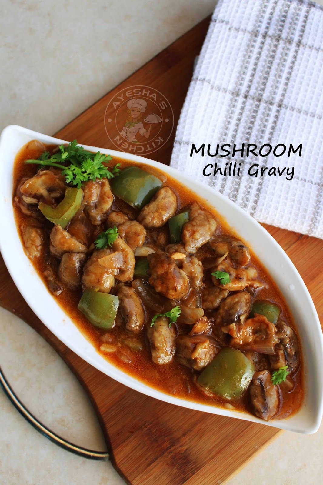 MUSHROOM RECIPES MUSHROOM CHILLI GRAVY RECIPE