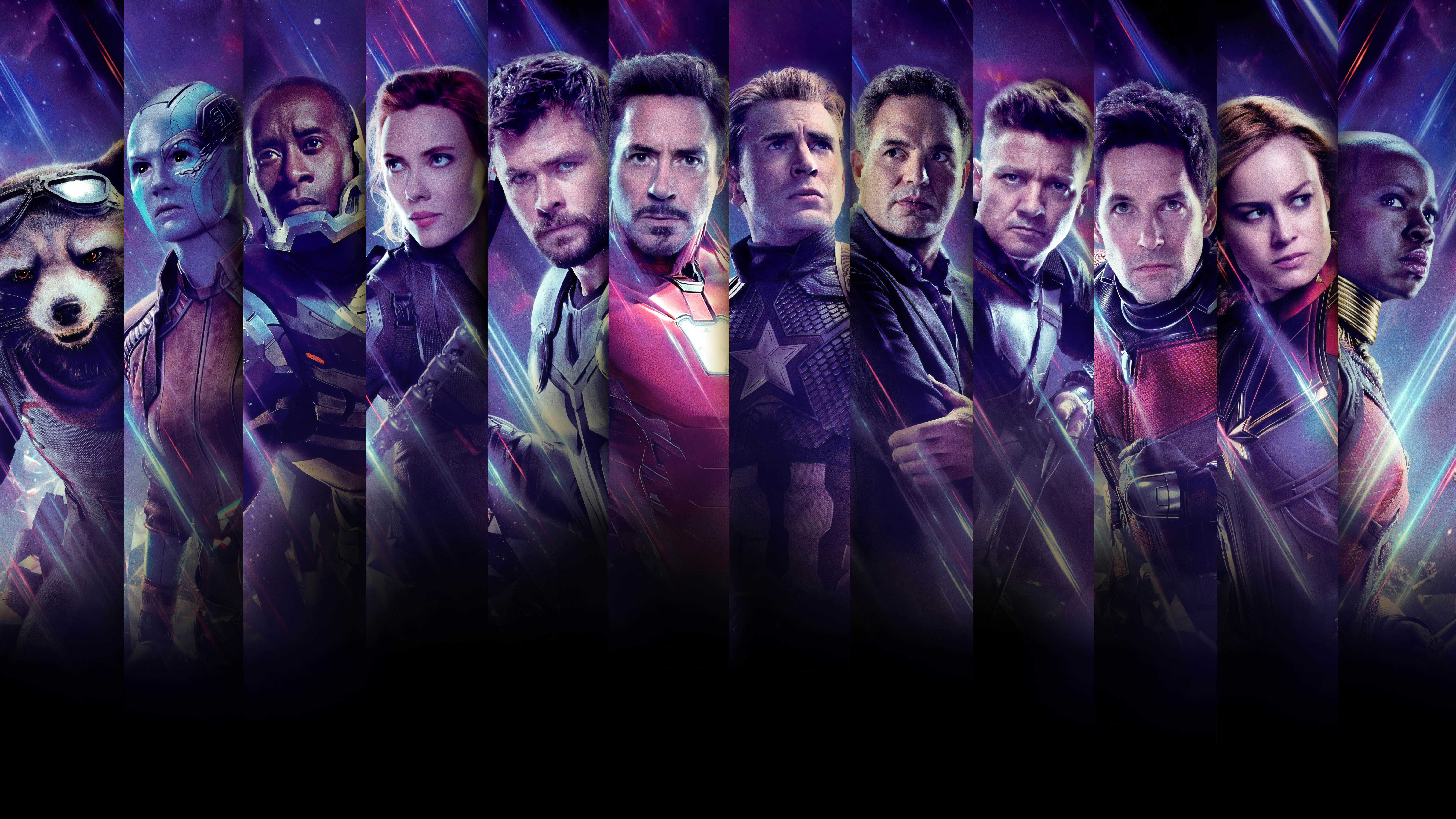 Avengers: Endgame Cast Characters 8K Wallpaper #149