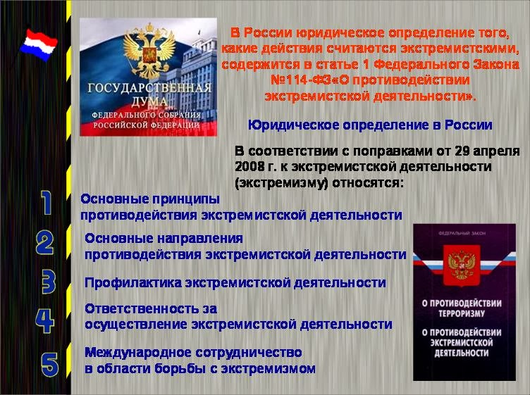 Противодействие экстремизму тест с ответами. Противодействие экстремистской деятельности. основные статьи закона об экстремизме. система противодействия экстремизму и терроризму..
