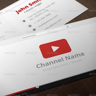 Vlogger Business Card