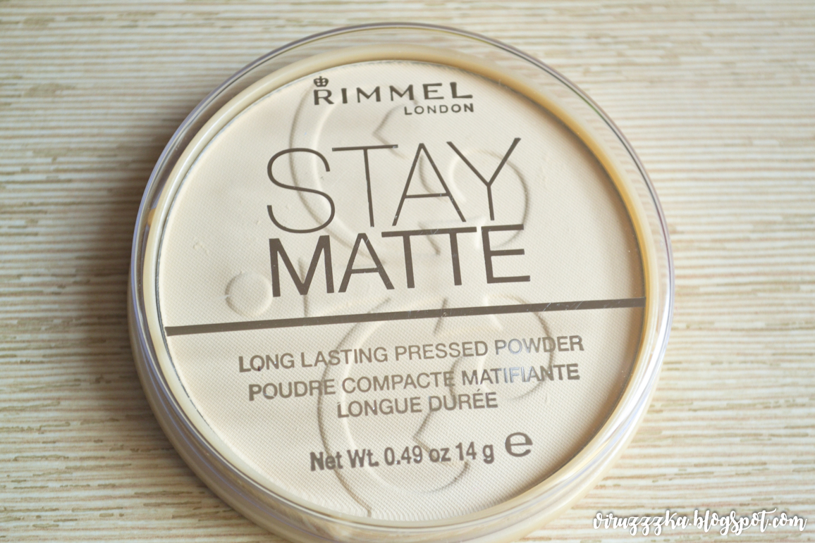 Rimmel Stay Matte Long Lasting Pressed Powder 001 Transparent Review & Swatches 