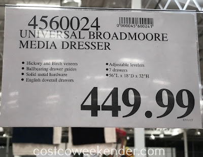 Deal for the Universal Broadmoore Media Dresser at Costco