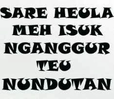 Kumpulan Dp BBM Bahasa Sunda lucu Terbaru 2014