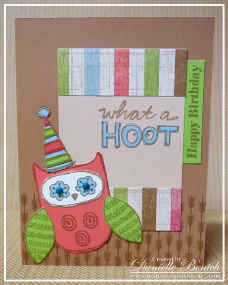 Crafts: August Stamp of the Month art: What a Hoot