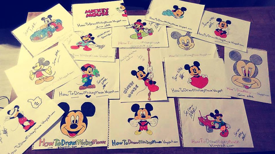 Easy Mickey Mouse Drawings and Sketches