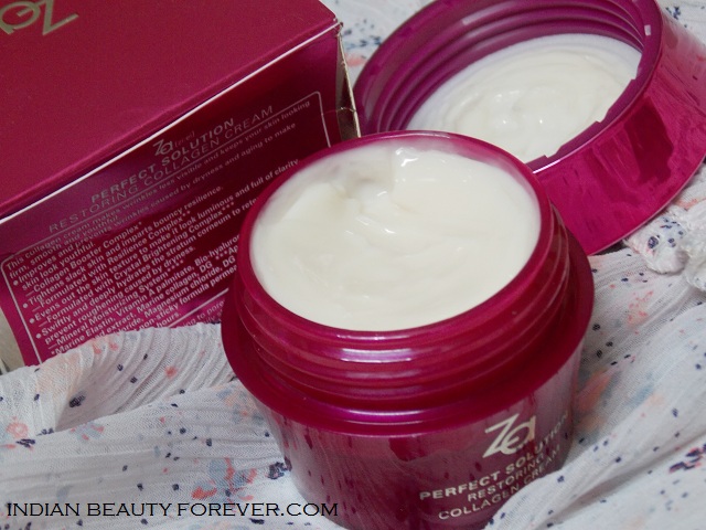 Za Perfect Solution Restoring Collagen Cream Review price