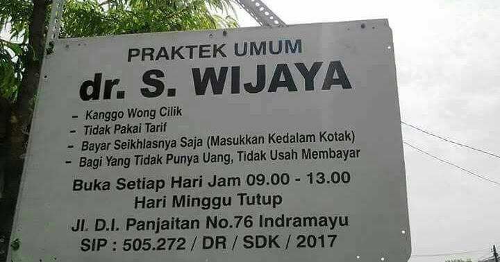 Plang Praktek Dokter ini Bikin Banyak Orang Heran! Apa ...