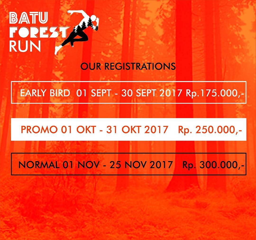  tiket Batu Forest Run â€¢ 2017