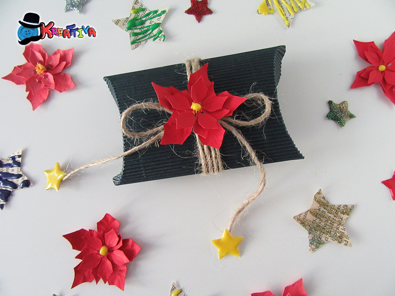 carta da regalo natalizia per fai da te e artigianato HoitoDeals 8 fogli di carta velina di Natale con stella dorata 