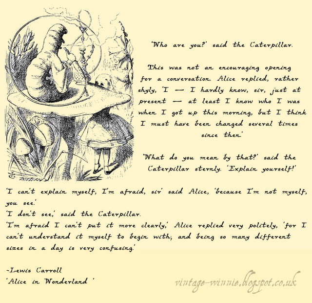 Poems, Quotes and Prose: 'Alice in Wonderland: Advice From a