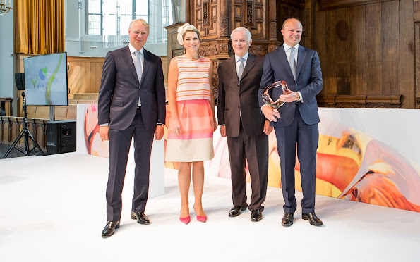 Queen Maxima of The Netherlands attend the 3e edition of the Family Business Award 2015, awarded by the foundation Familie Onderneming