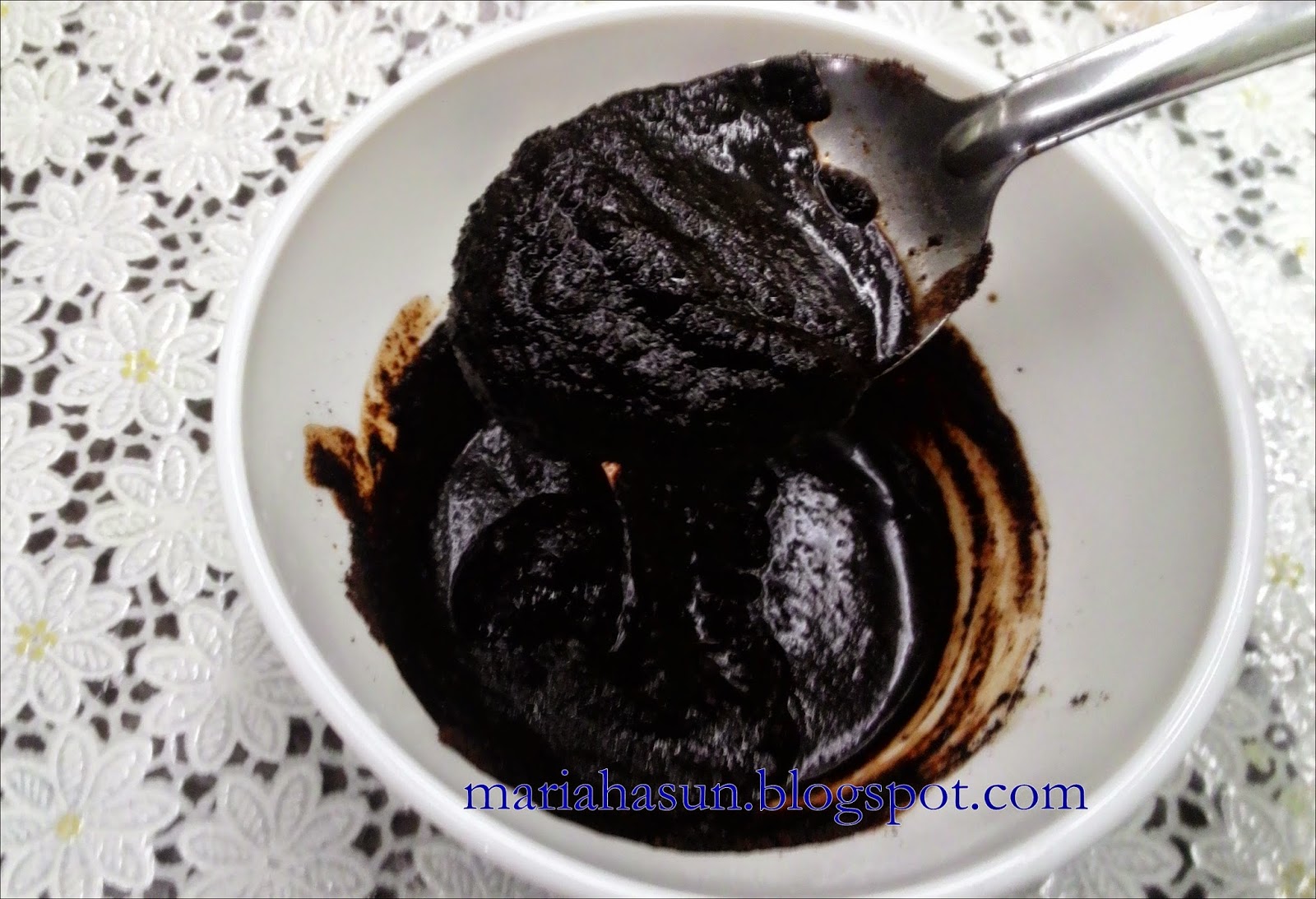 Maria Hasun DIY Scrub kopi