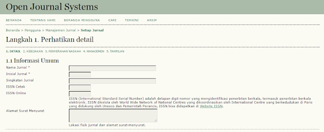 Manajemen Jurnal Open Journal System Manajemen Jurnal Open Journal System