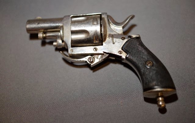  Antique folding trigger 32 Revolver Liege Belgium