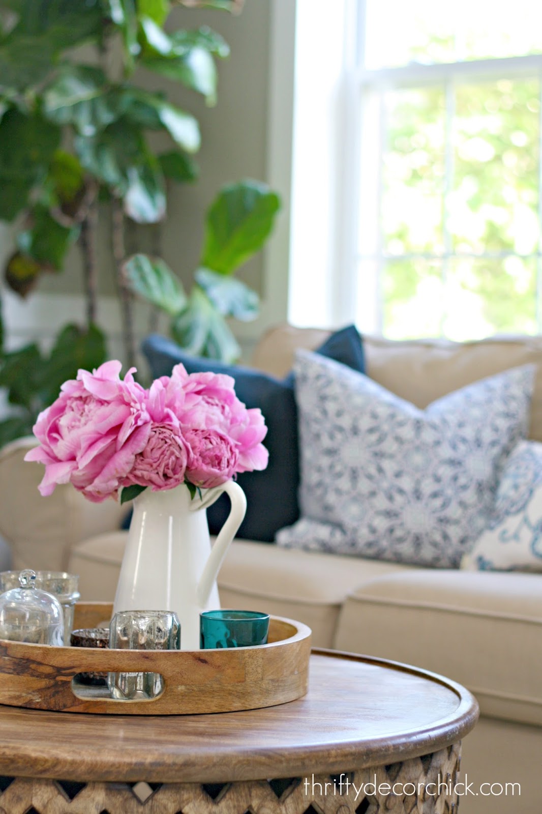 Big fluffy peony blooms