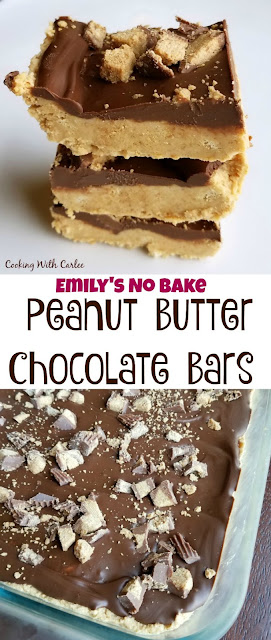 Peanut butter, chocolate and graham crackers come together in these fun no bake bars. They are a great dessert to share at your next gathering! Peanut butter, graham crackers and chocolate come together in a fun no bake bar. These fun treats are sure to get rave reviews everywhere you take them. They are so easy to put together they are likely to become your new go to dessert!