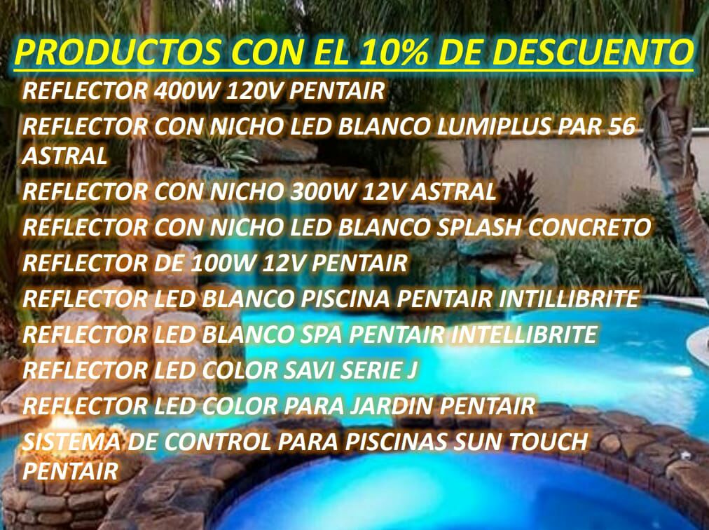 accesorios y equipos para piscinas