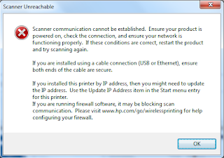 Scanner not Working HP Scanner not Working HP