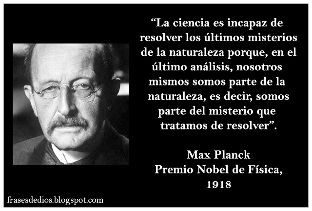 frases ciencia y religion max planck