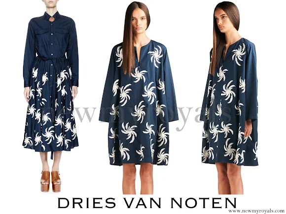 Queen Mathilde wore Dries Van Noten Deanna Skirt