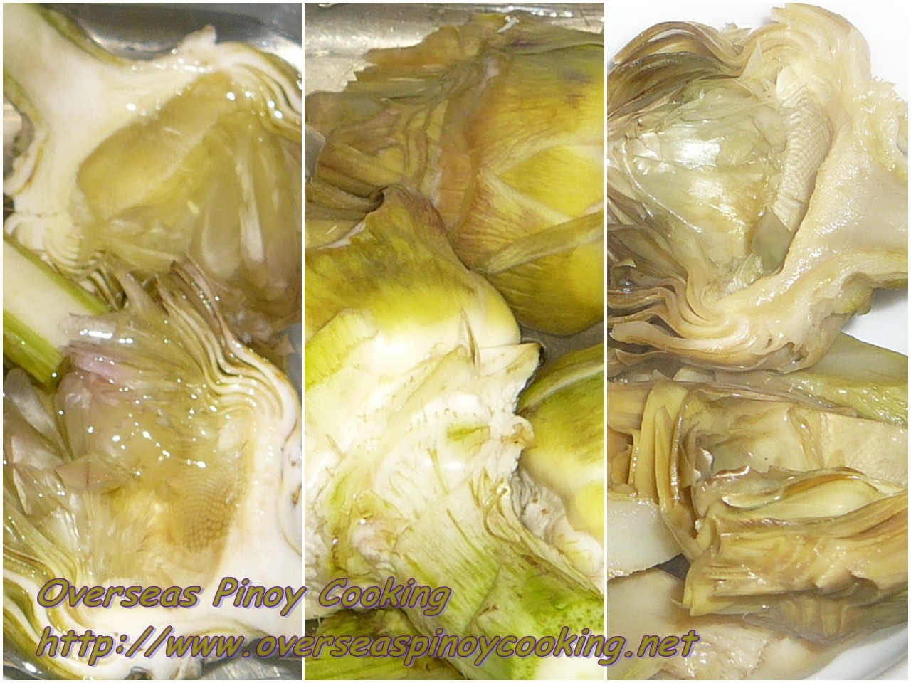 Ginataang Baboy with Artichoke, Pork with Artichoke in Coconut Milk