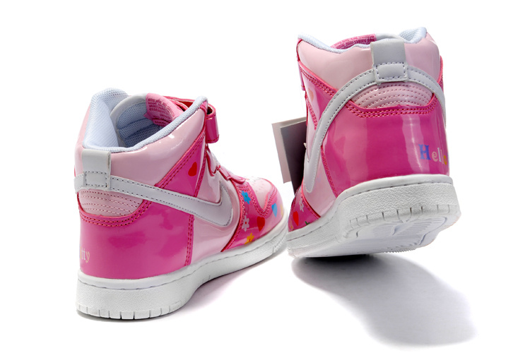 Nike Hello Kitty High Dunks Shoes For Kids