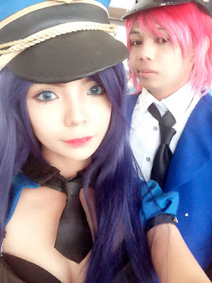 Pink Paradise: Late post: Cosplay Mania 2015 me as Officer Caitlyn ♪(┌・。・)┌