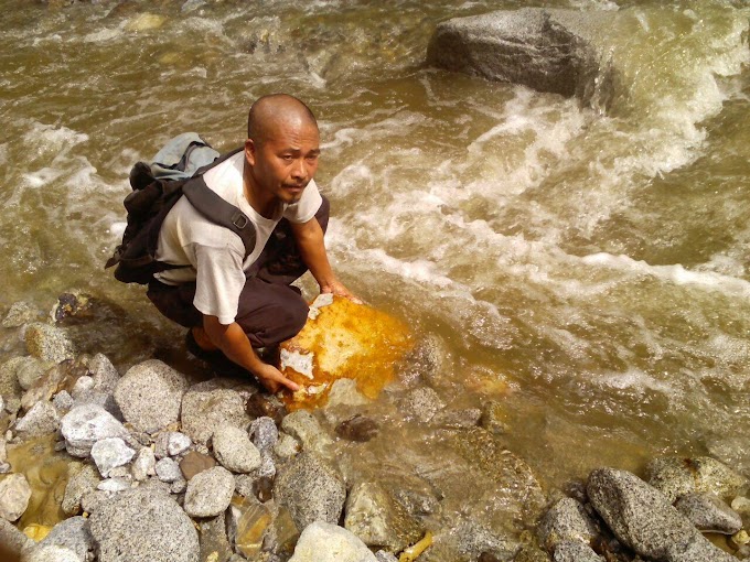 Penjelasan Bukti Penemuan Emas oleh penduduk kampung Ulu Sg. Kadamaian