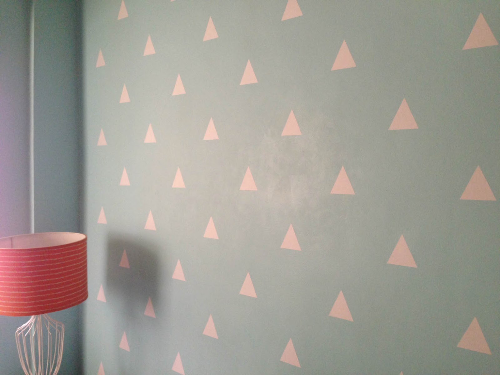 MrsMommyHolic DIY Triangle Accent Wall
