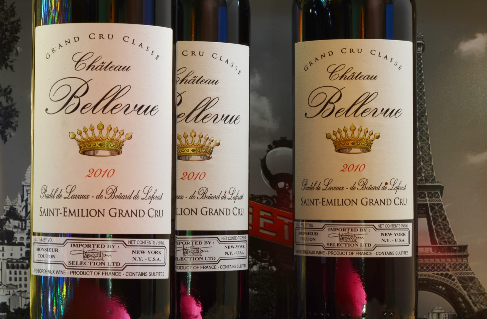 New Hampshire Wineman Château Bellevue St. Émilion Grand Cru Classé 2010 Bordeaux