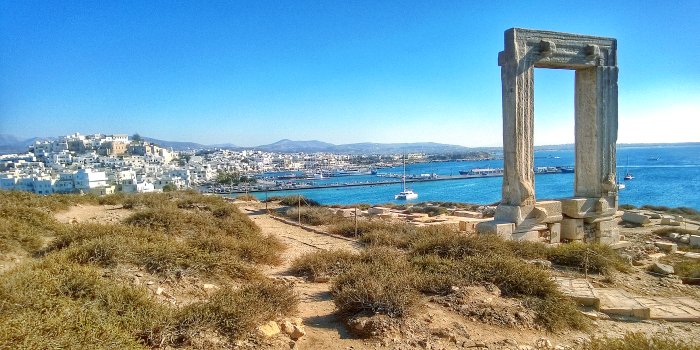 Portara, tempio di Naxos, Grecia
