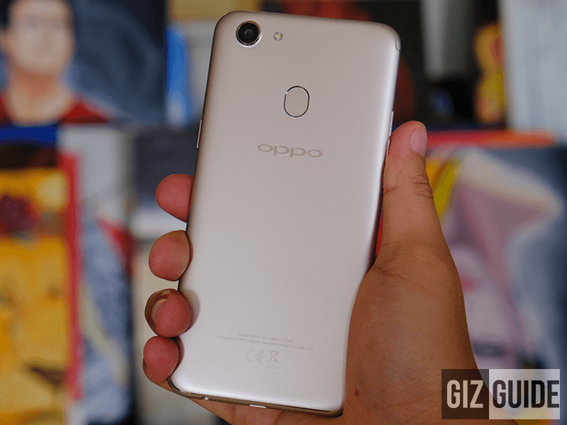 The OPPO F5 has a sleeker and more handy design