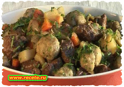 Beef Stew with Bacon Dumplings Beef Stew with Bacon Dumplings